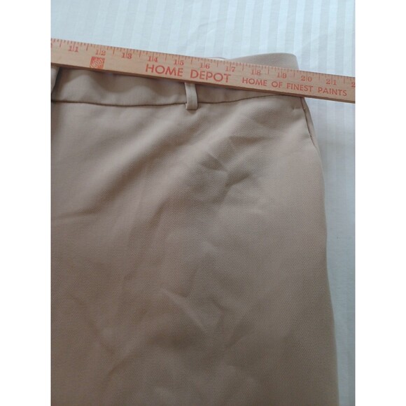 Ann Taylor The Jayne tan trouser pants 18 plus sz curvy wide leg minimalist - Picture 10 of 14